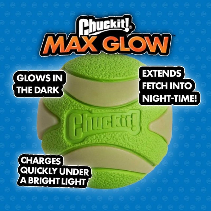 Chuckit! CHUCKIT Max Glow Balls, Small - Image 4